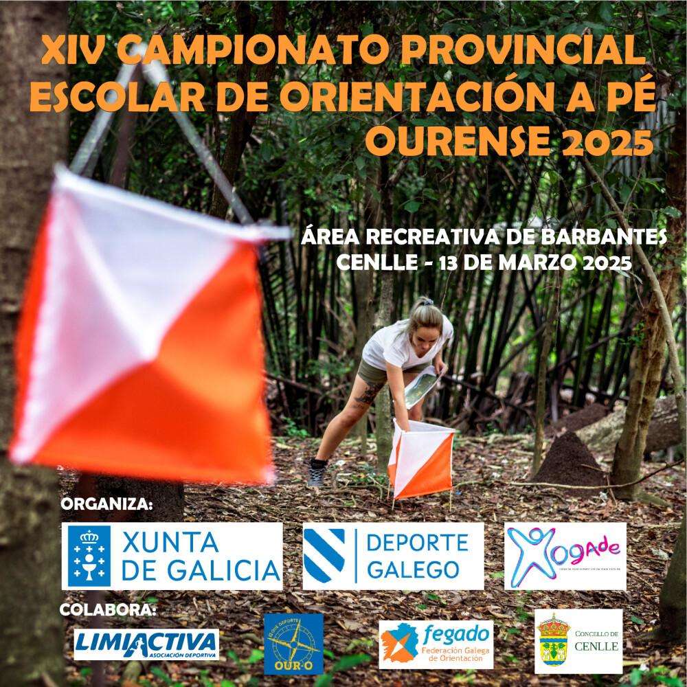 XIV Campionato Escolar Provincial de Ourense de Orientación en Cenlle