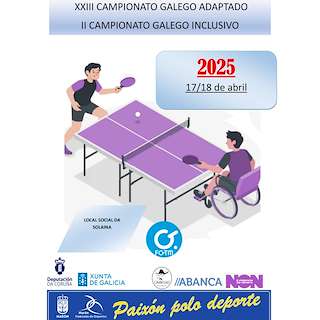 Fechas, información, programa, cartel, imágenes, mapa y ubicación de XXIII Campionato Galego Adaptado - II Campinato Galego Inclusivo  en  Narón