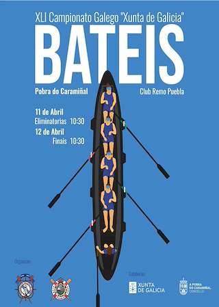Fechas, información, programa, cartel, imágenes, mapa y ubicación de XLI Campionato Galego de Bateis Xunta de Galicia (2026)  en  A Pobra do Caramiñal