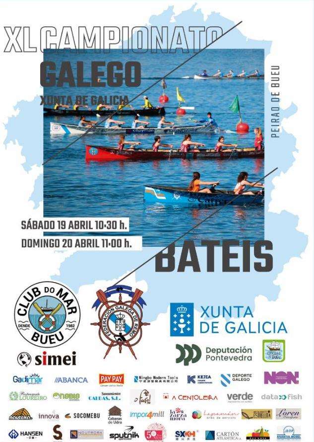 XL Campionato Galego de Bateis Xunta de Galicia  (2025) en Bueu
