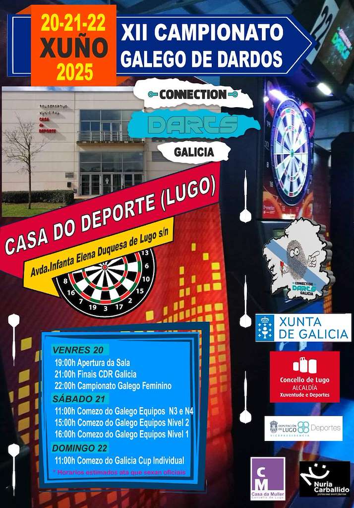 Campionato Galego de Dardos (2025) en Lugo