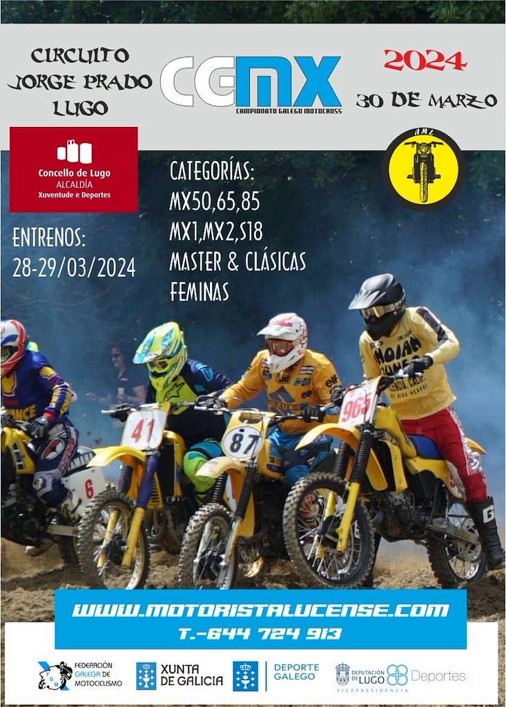 Campionato Galego de Motocross Clásico (2024) en Lugo