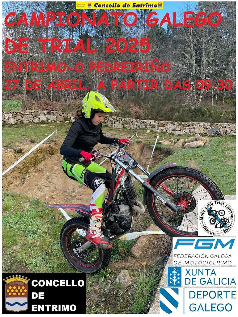 Campionato Galego de Trial (2025) en Entrimo