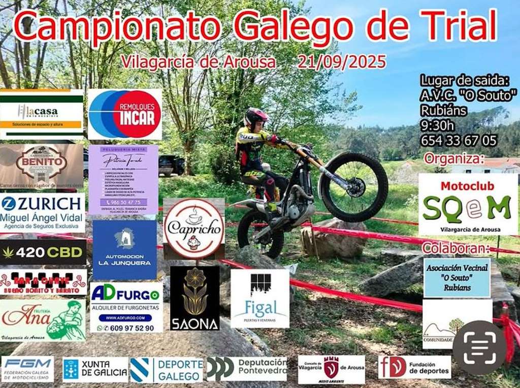 Campionato Galego de Trial  en Vilagarcía de Arousa