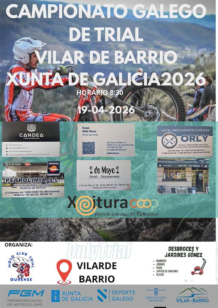 Campionato Galego de Trial  (2026) en Vilar de Barrio
