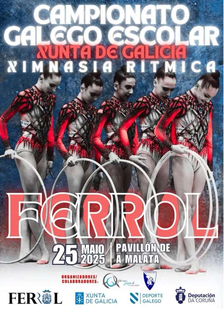 Campionato Galego Escolar de Ximnasia Rítmica (2025) en Ferrol