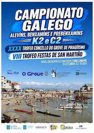 Fechas, información, programa, cartel, imágenes, mapa y ubicación de Campionato Galego K2 e C2 (2026) en O Grove