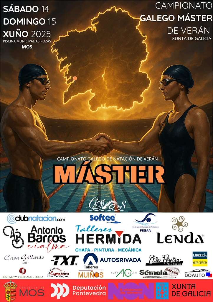 Campionato Galego Máster de Verán de Natación (2025) en Mos