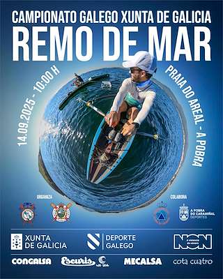 Fechas, información, programa, cartel, imágenes, mapa y ubicación de Campionato Galego Xunta de Galicia de Remo de Mar  en  A Pobra do Caramiñal