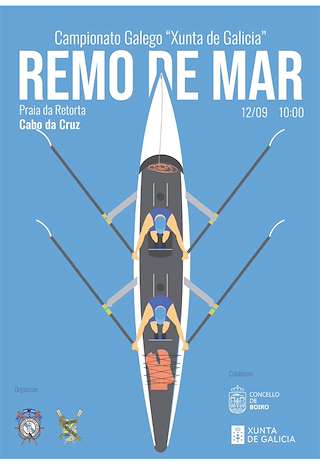 Fechas, información, programa, cartel, imágenes, mapa y ubicación de Campionato Galego Xunta de Galicia de Remo de Mar (2026)  en  Boiro