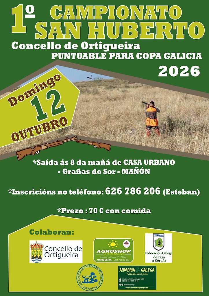 I Campionato San Huberto en Ortigueira
