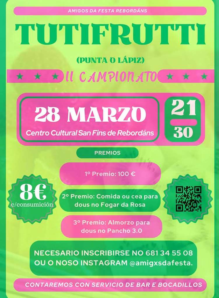 II Campionato Tutifruti de Rebordáns (2026) en Tui