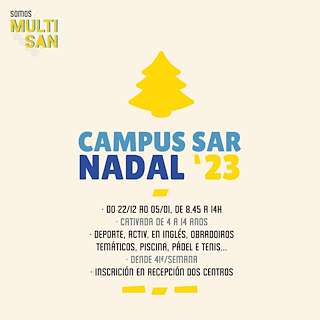 Campus Sar de Navidad en Santiago de Compostela