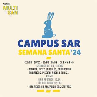 Campus Sar de Semana Santa  en Santiago de Compostela