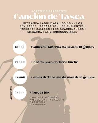 Fechas, información, programa, cartel, imágenes, mapa y ubicación de XVIII Canción de Tasca de Espasante  en  Ortigueira