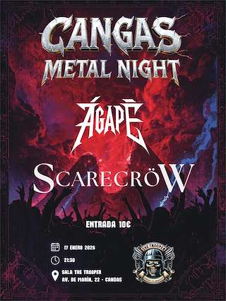 Fechas, información, programa, cartel, imágenes, mapa y ubicación de Cangas Metal Night (2026)