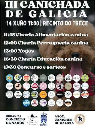 Fechas, información, programa, cartel, imágenes, mapa y ubicación de III Canichada de Galicia  en  Narón