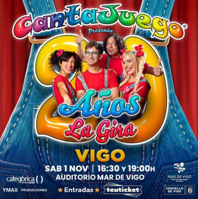 Cantajuego - 20 Años: La Gira (2025) en Vigo