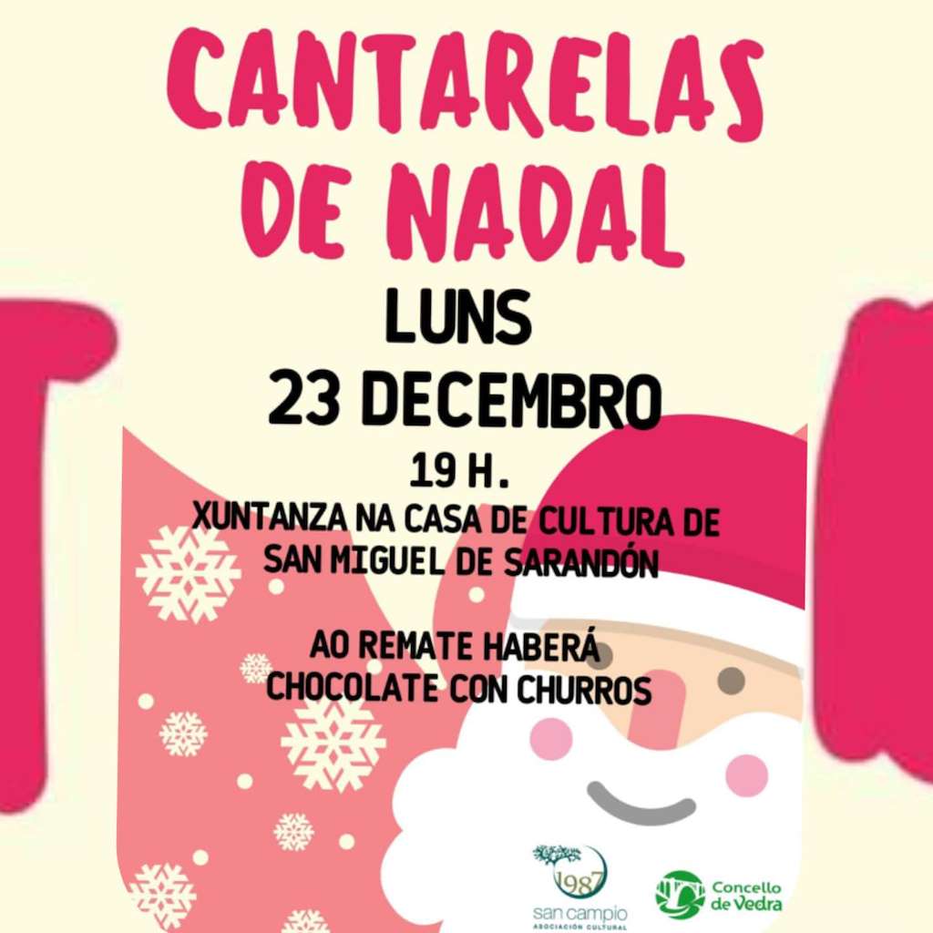 Cantarelas de Nadal en Vedra
