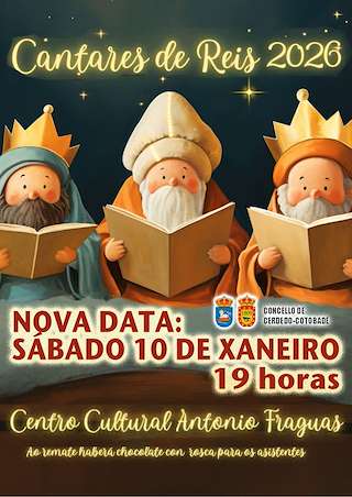 Fechas, información, programa, cartel, imágenes, mapa y ubicación de Cantares de Reyes (2026) en Cerdedo-Cotobade