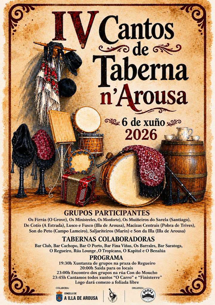 IV Cantares de Taberna (2026) en A Illa de Arousa