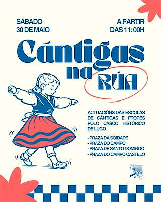 Fechas, información, programa, cartel, imágenes, mapa y ubicación de Cántigas na Rúa (2026)  en  Lugo