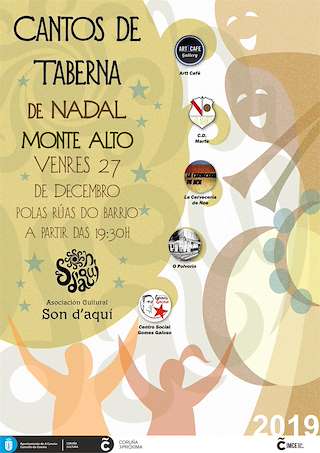 Cantos de Taberna de Navidad de Monte Alto en A Coruña