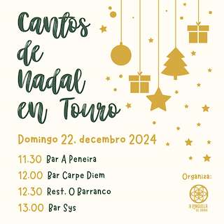 Fechas, información, programa, cartel, imágenes, mapa y ubicación de Cantos de Nadal  en  Touro