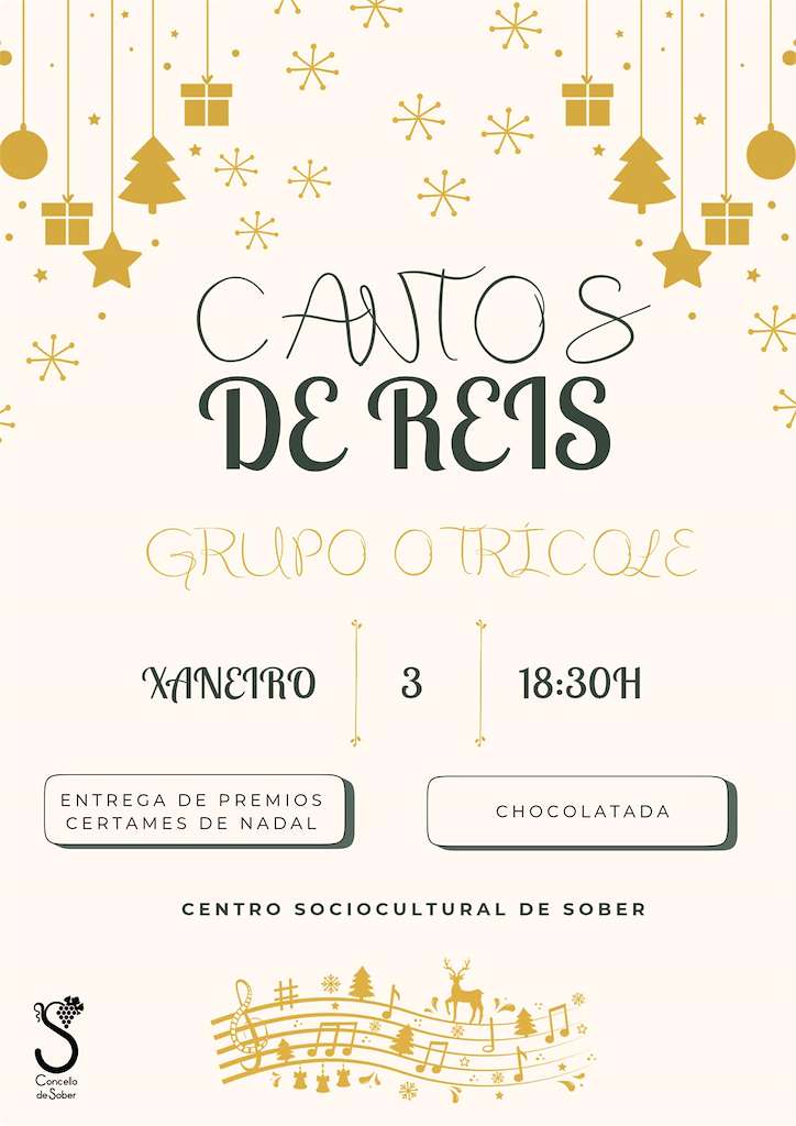 Cantos de Reis  en Sober