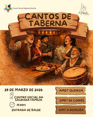 Fechas, información, programa, cartel, imágenes, mapa y ubicación de Cantos de Taberna (2026)  en  A Coruña