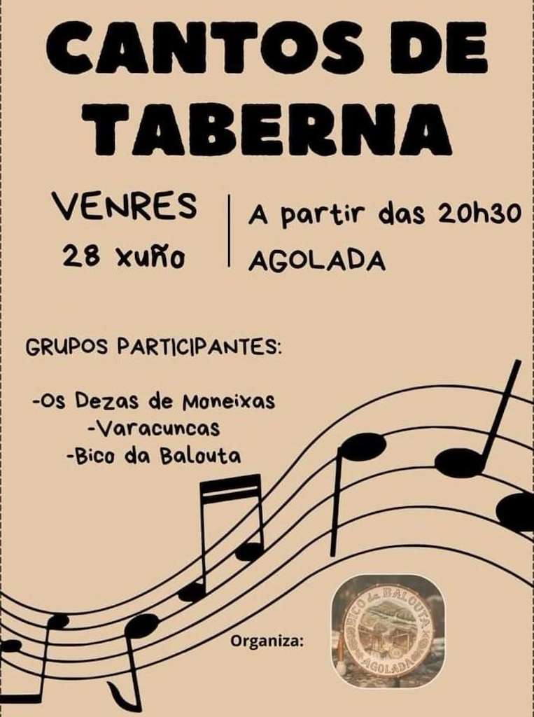 Cantos de Taberna en Agolada