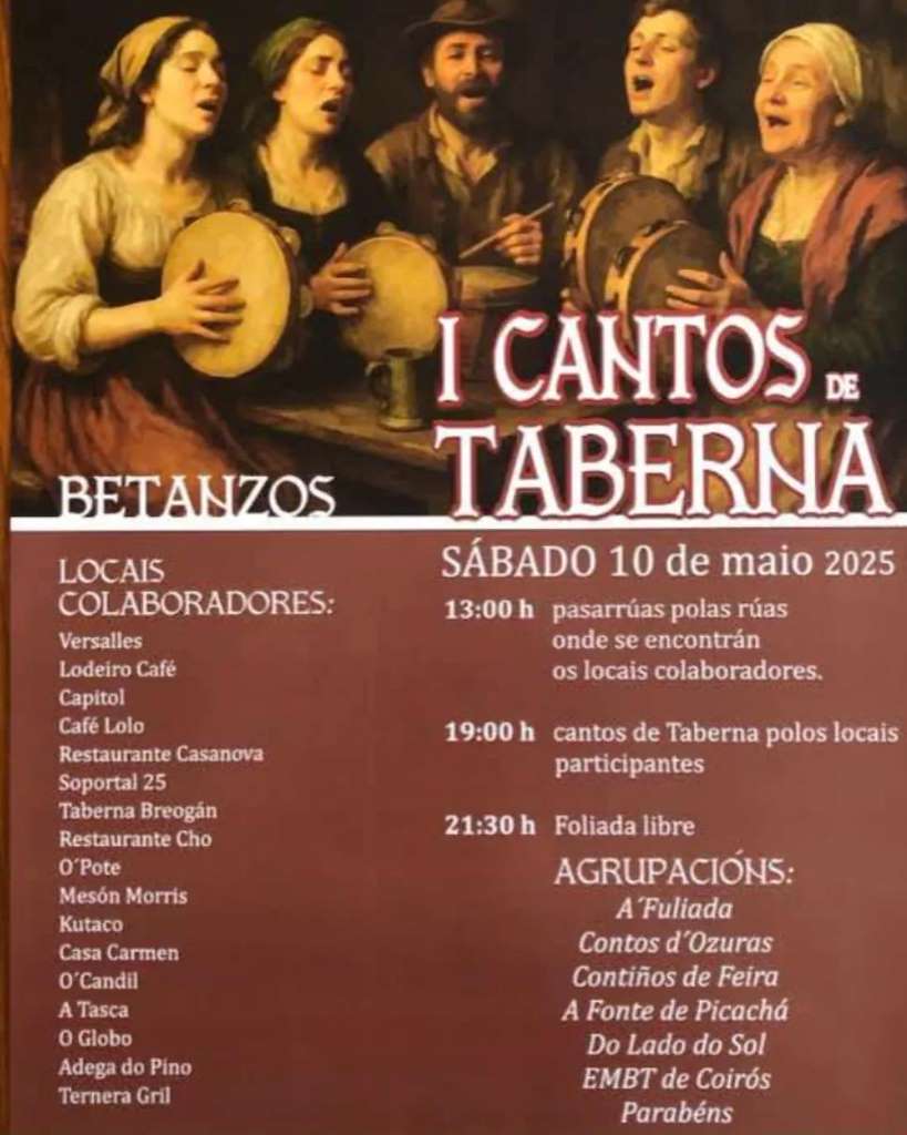 Cantos de Taberna (2025) en Betanzos
