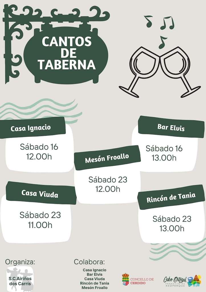 Cantos de Taberna en Cerdido