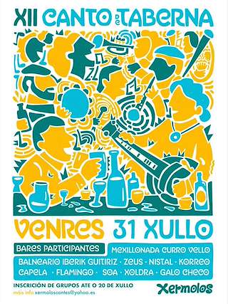 Fechas, información, programa, cartel, imágenes, mapa y ubicación de XII Cantos de Taberna (2026)  en  Guitiriz