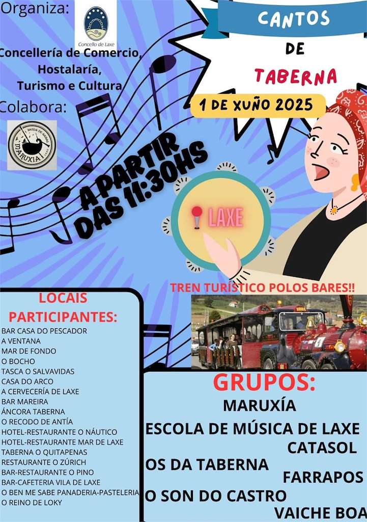 Cantos de Taberna (2025) en Laxe