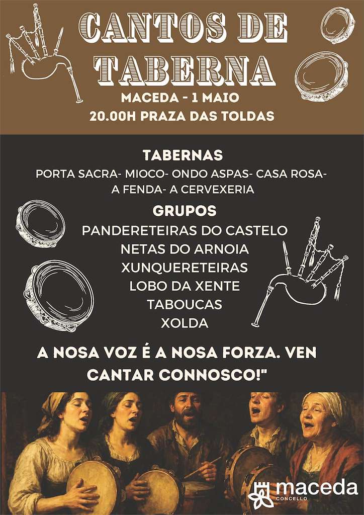 Cantos de Taberna  en Maceda