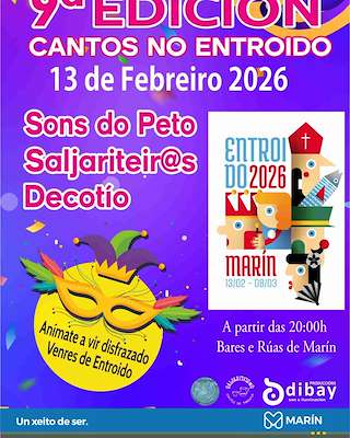 Fechas, información, programa, cartel, imágenes, mapa y ubicación de IX Cantos de Taberna (2026) en Marín