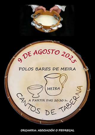 Fechas, información, programa, cartel, imágenes, mapa y ubicación de Cantos de Taberna  en  Meira
