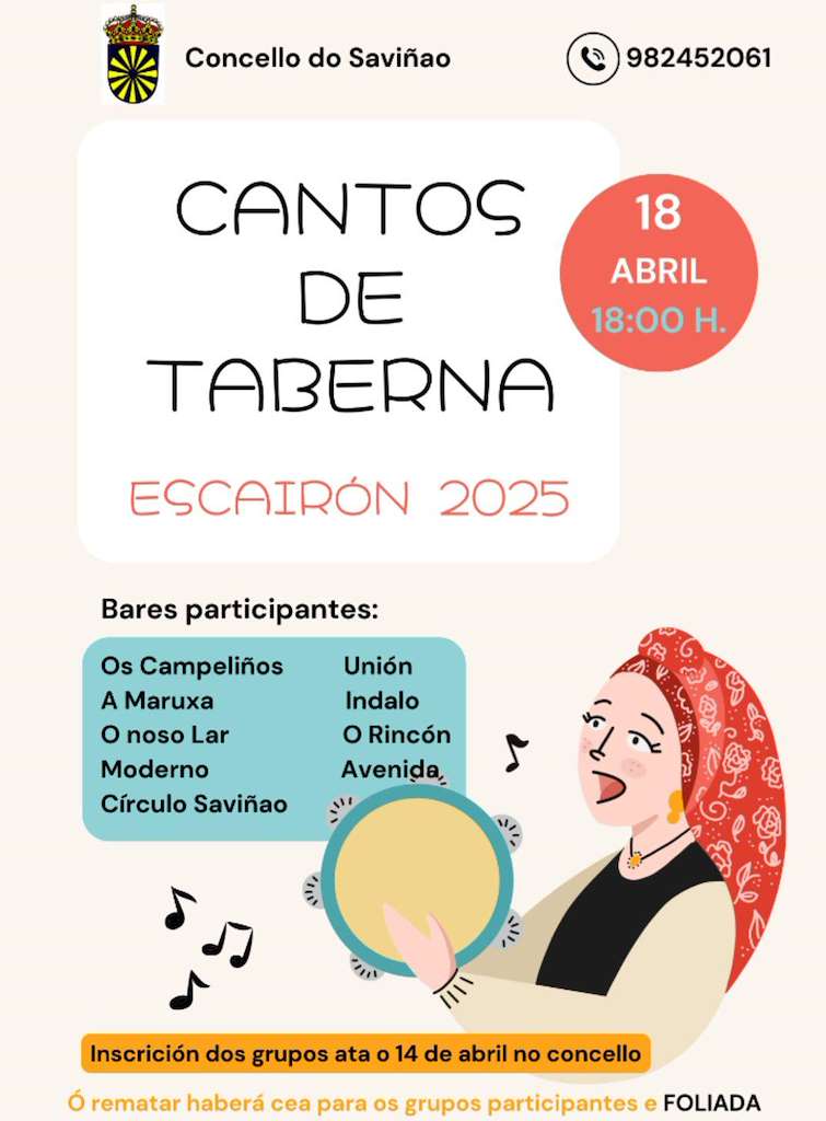 Cantos de Taberna (2025) en O Saviñao