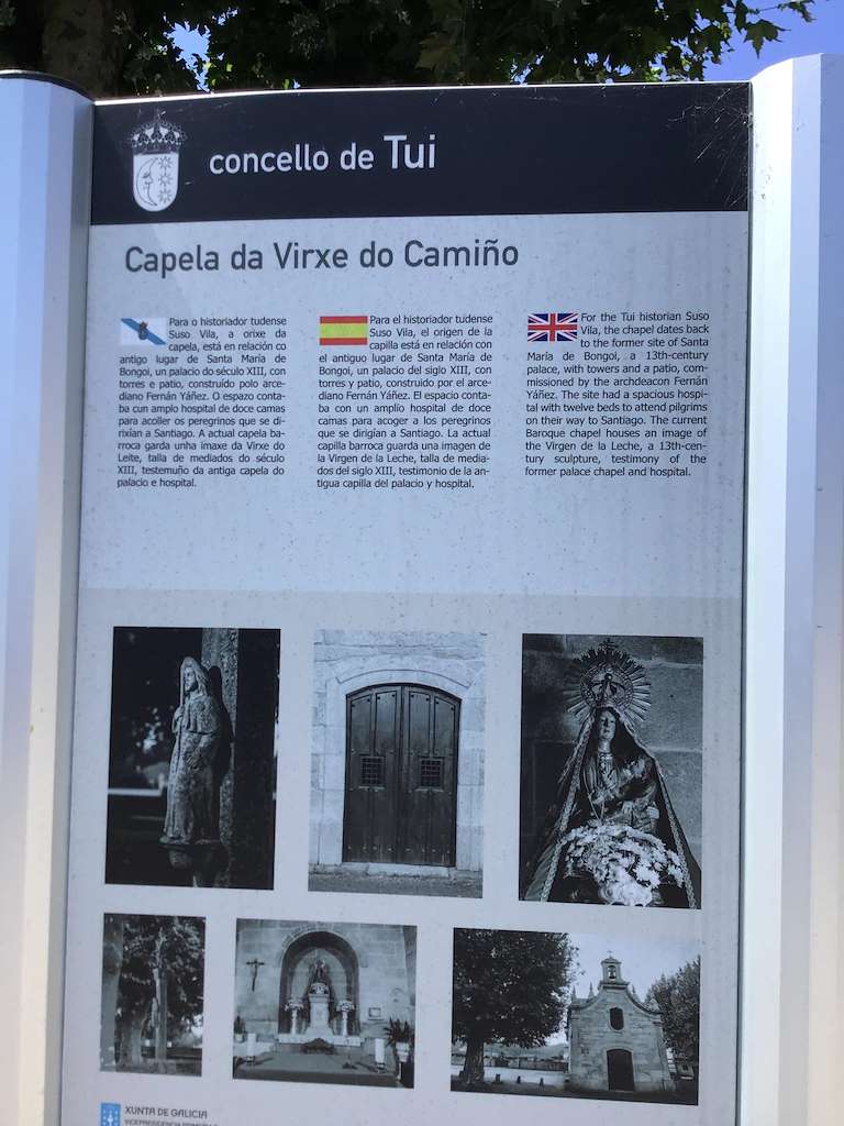 Capela da Virxe do Camiño en Tui