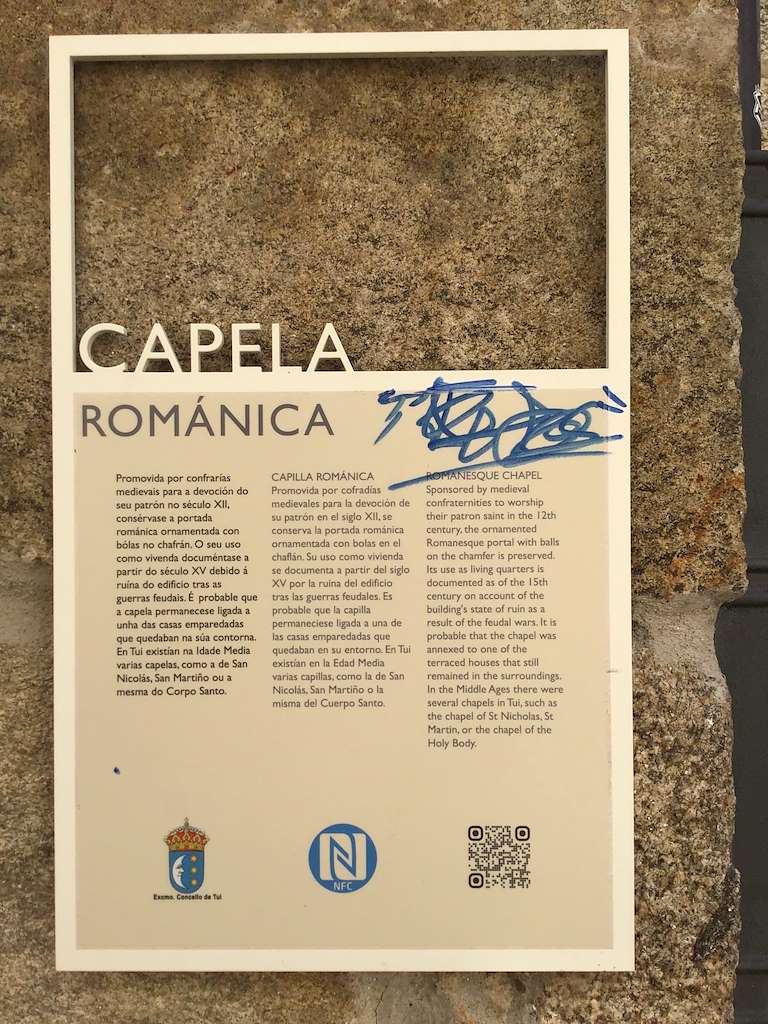 Capilla Románica  en Tui