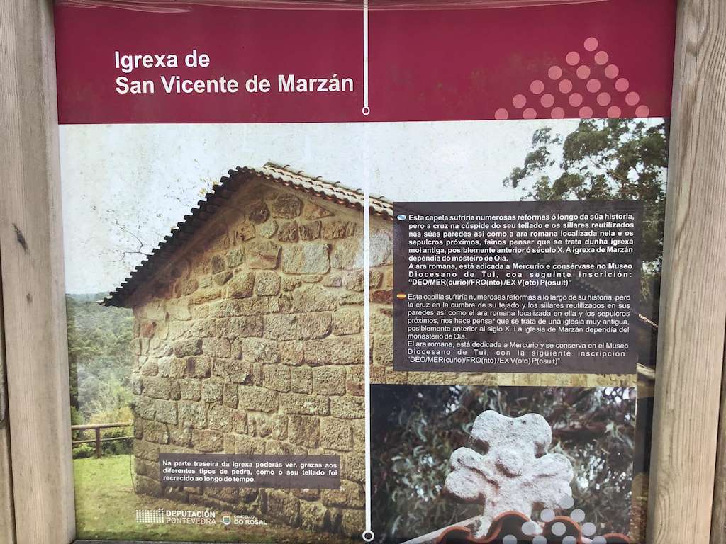 Capilla San Vicente de Marzán en O Rosal