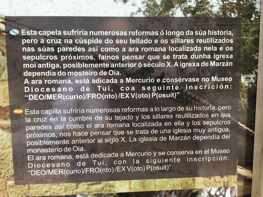 Capilla San Vicente de Marzán en O Rosal