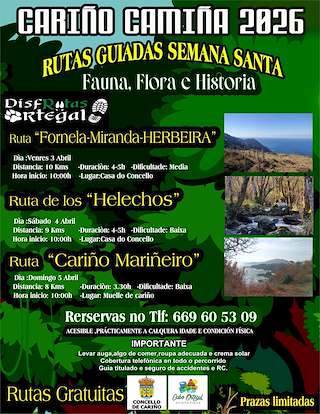 Fechas, información, programa, cartel, imágenes, mapa y ubicación de Cariño Camiña (2026)