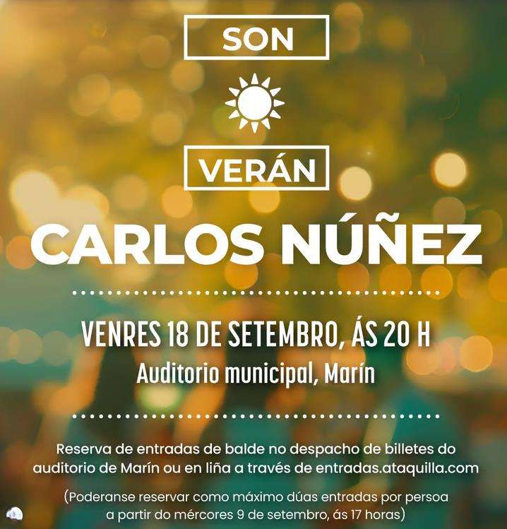Carlos Nuñez en Concierto (2026) en Marín