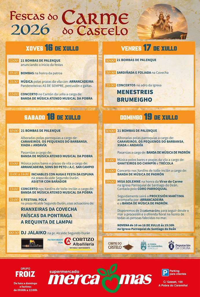 Carme do Castelo (2026) en A Pobra do Caramiñal