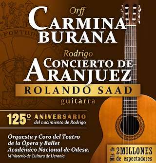 Fechas, información, programa, cartel, imágenes, mapa y ubicación de Carmina Burana y Concierto de Aranjuez (2026)  en  Lugo