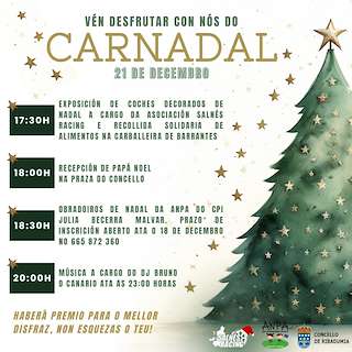 Fechas, información, programa, cartel, imágenes, mapa y ubicación de Carnadal  en  Ribadumia