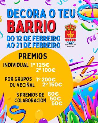 Fechas, información, programa, cartel, imágenes, mapa y ubicación de Carnaval (2026) en A Arnoia