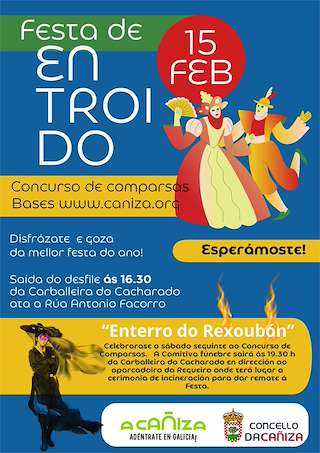 Fechas, información, programa, cartel, imágenes, mapa y ubicación de Carnaval  en  A Caniza